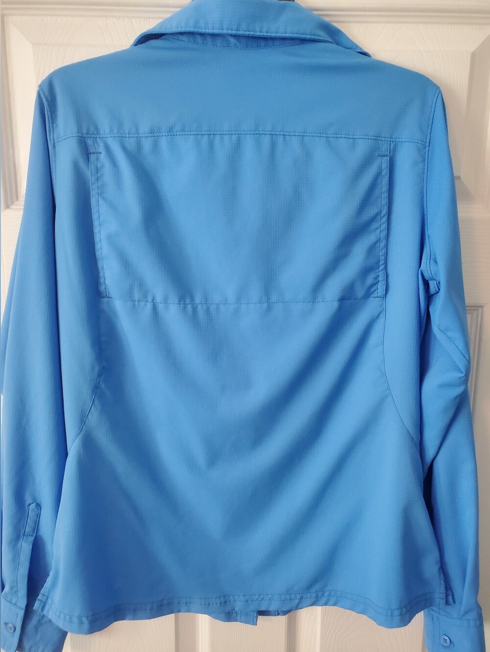 Columbia Light Blue Long-Sleeve Button-Up Outdoor Shirt - Picture 2 of 7